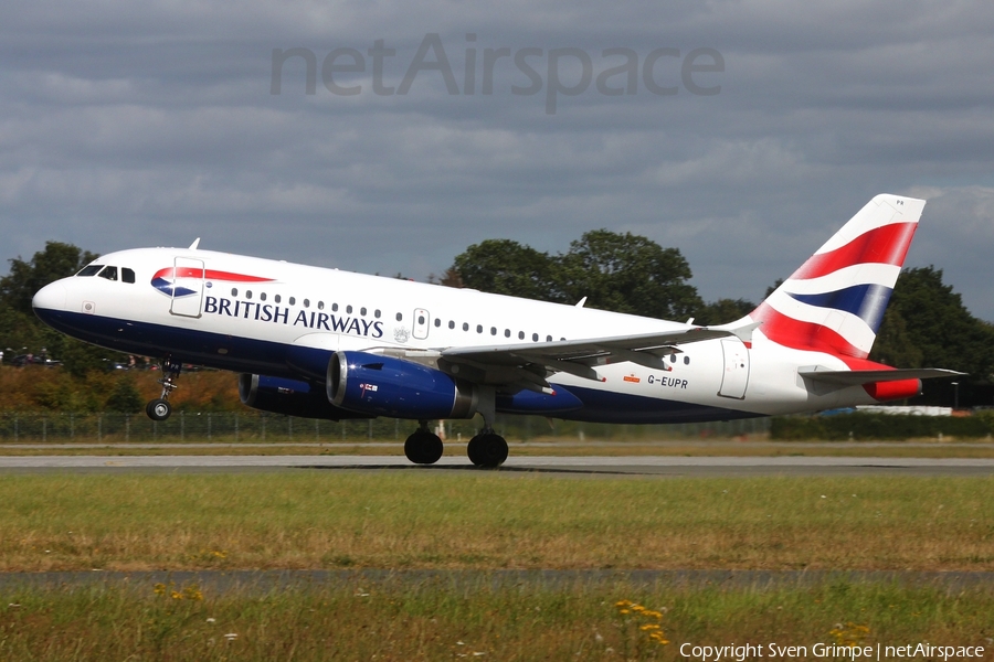 British Airways Airbus A319-131 (G-EUPR) | Photo 522990