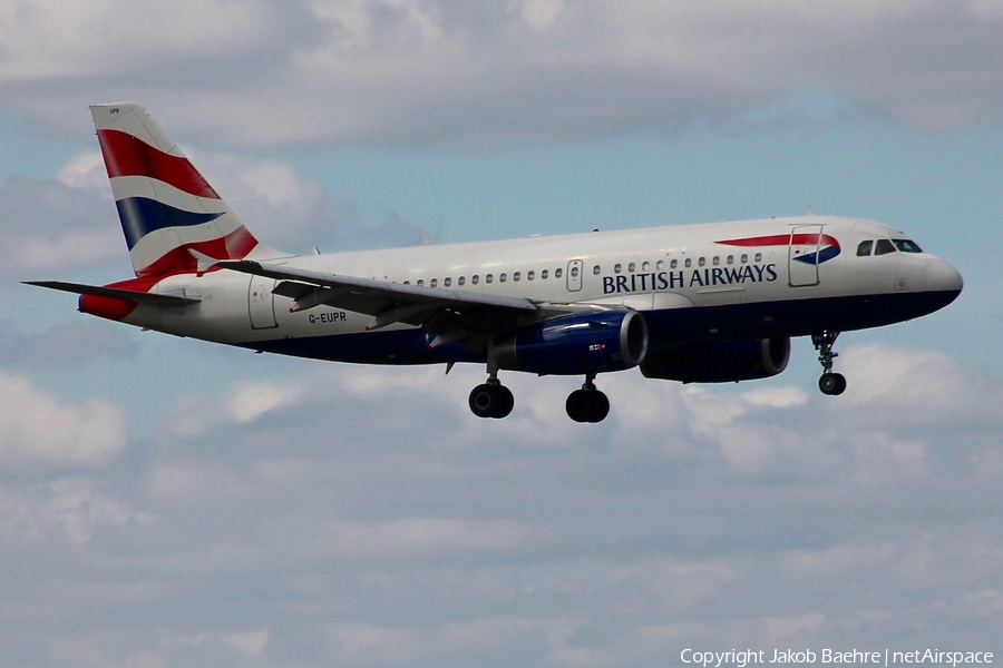 British Airways Airbus A319-131 (G-EUPR) | Photo 187330