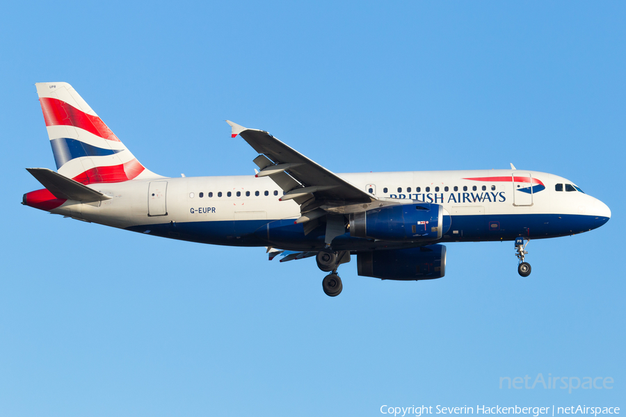 British Airways Airbus A319-131 (G-EUPR) | Photo 226277
