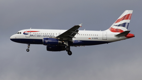 British Airways Airbus A319-131 (G-EUPR) at  London - Heathrow, United Kingdom