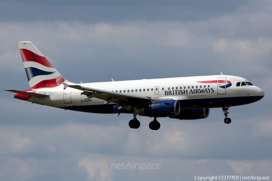 British Airways Airbus A319-131 (G-EUPR) | Photo 58553