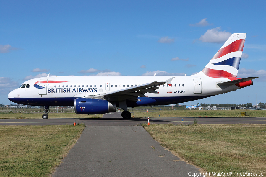 British Airways Airbus A319-131 (G-EUPS) | Photo 525116
