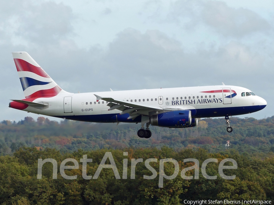 British Airways Airbus A319-131 (G-EUPS) | Photo 597310