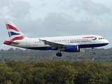 British Airways Airbus A319-131 (G-EUPS) at  Cologne/Bonn, Germany