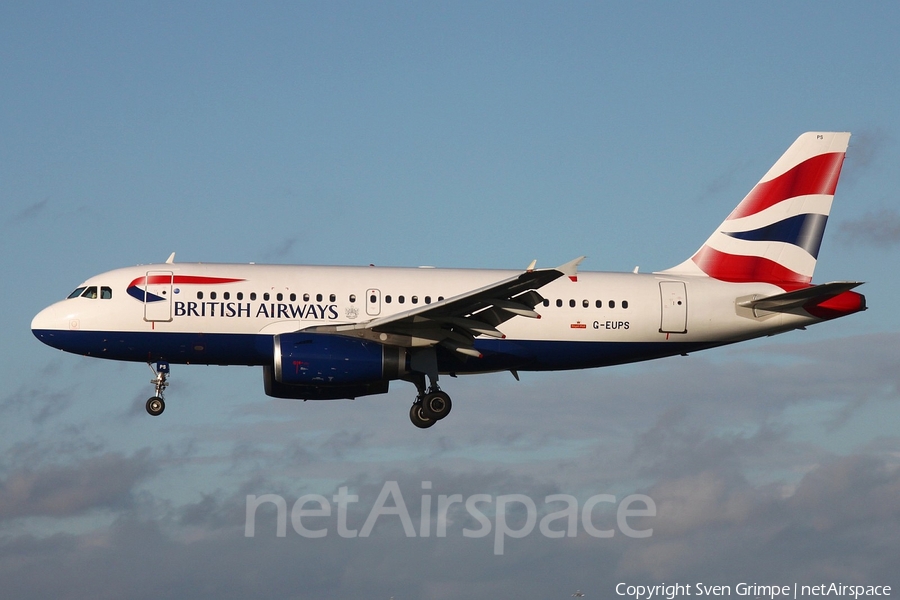 British Airways Airbus A319-131 (G-EUPS) | Photo 59878