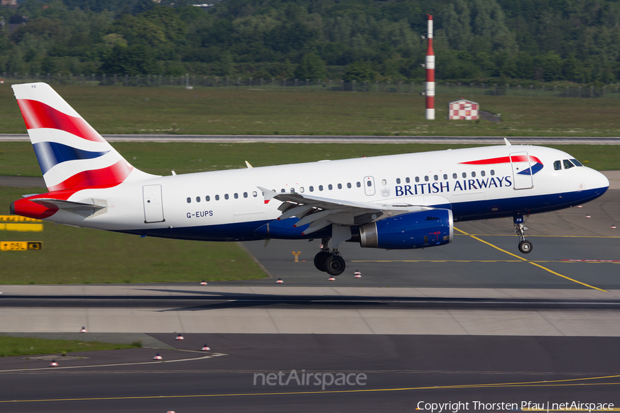 British Airways Airbus A319-131 (G-EUPS) | Photo 63643