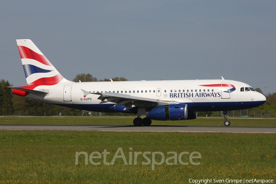 British Airways Airbus A319-131 (G-EUPS) | Photo 162497