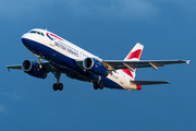 British Airways Airbus A319-131 (G-EUPS) at  Hamburg - Fuhlsbuettel (Helmut Schmidt), Germany