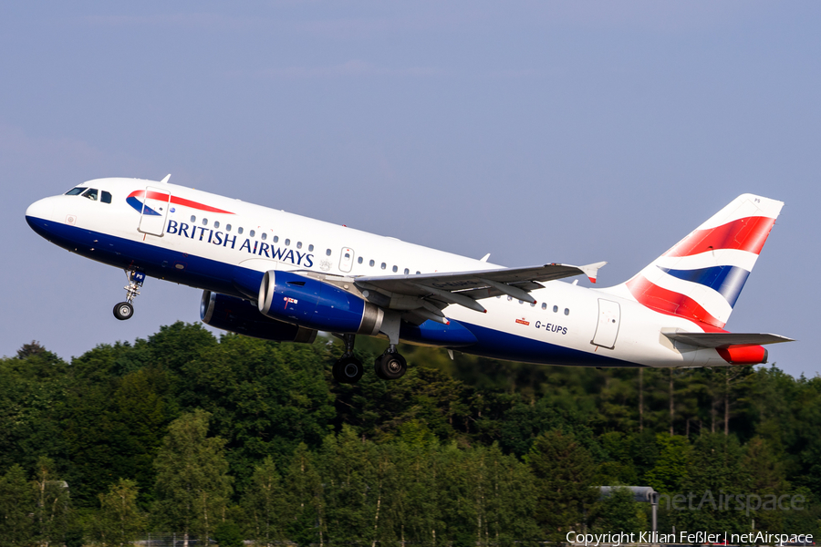 British Airways Airbus A319-131 (G-EUPS) | Photo 414852