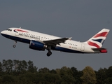 British Airways Airbus A319-131 (G-EUPS) at  Hamburg - Fuhlsbuettel (Helmut Schmidt), Germany