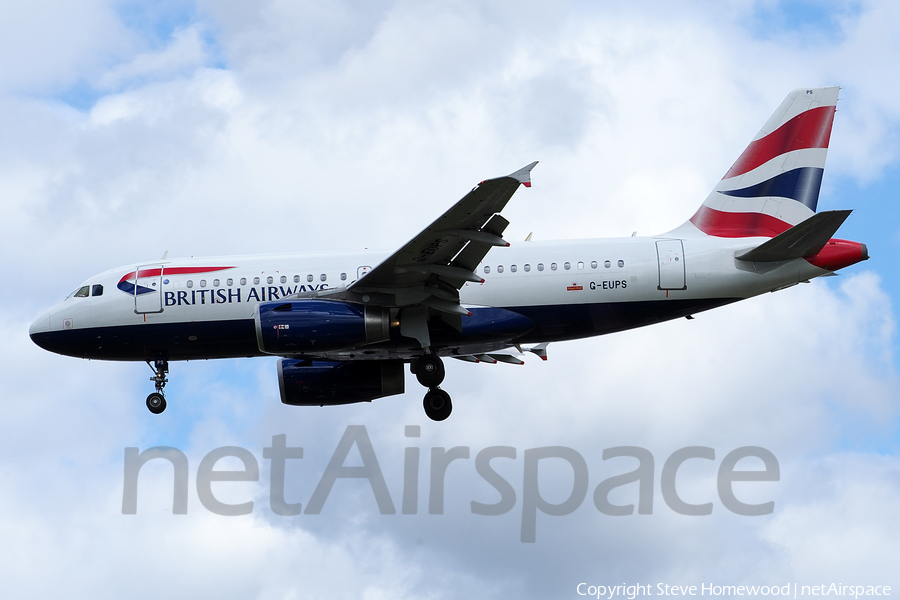 British Airways Airbus A319-131 (G-EUPS) | Photo 168719