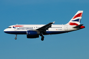 British Airways Airbus A319-131 (G-EUPS) at  London - Heathrow, United Kingdom