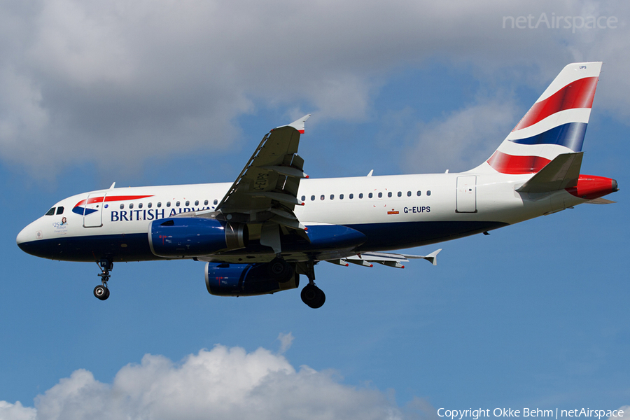 British Airways Airbus A319-131 (G-EUPS) | Photo 41768