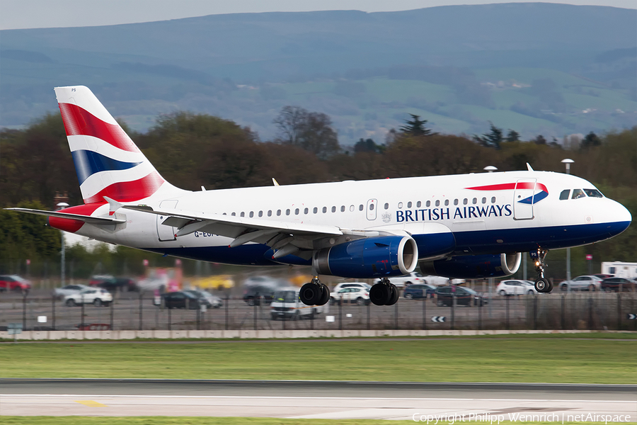 British Airways Airbus A319-131 (G-EUPS) | Photo 156542
