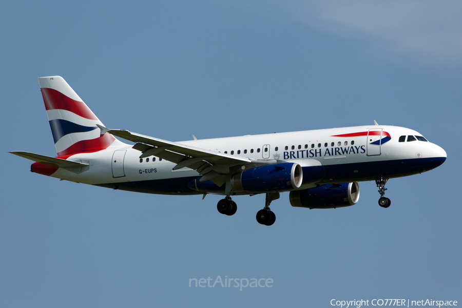 British Airways Airbus A319-131 (G-EUPS) | Photo 58820