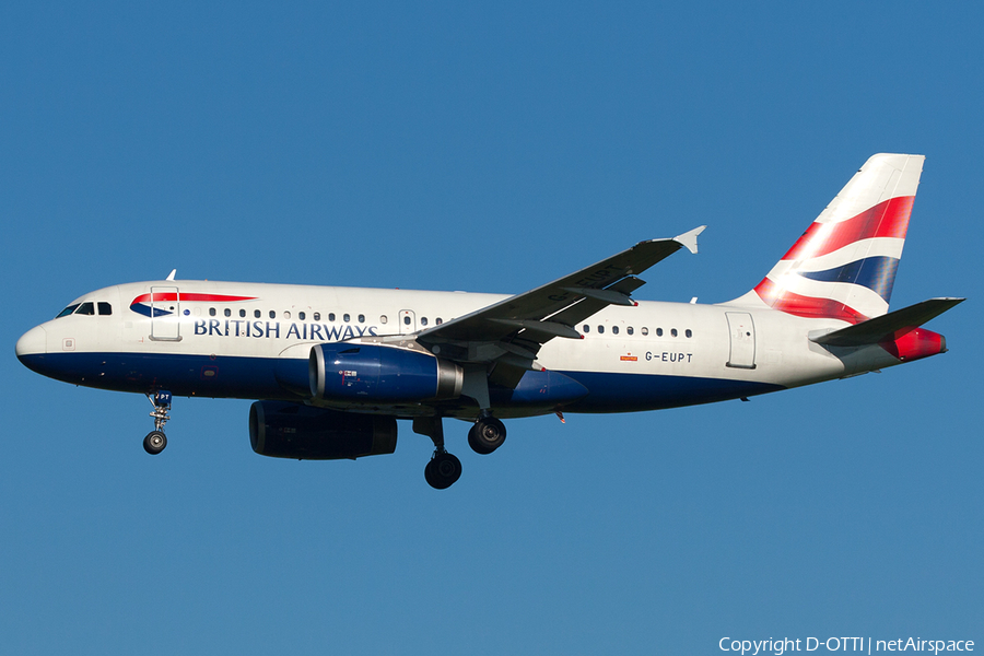 British Airways Airbus A319-131 (G-EUPT) | Photo 202641