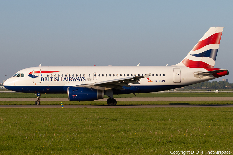 British Airways Airbus A319-131 (G-EUPT) | Photo 243458