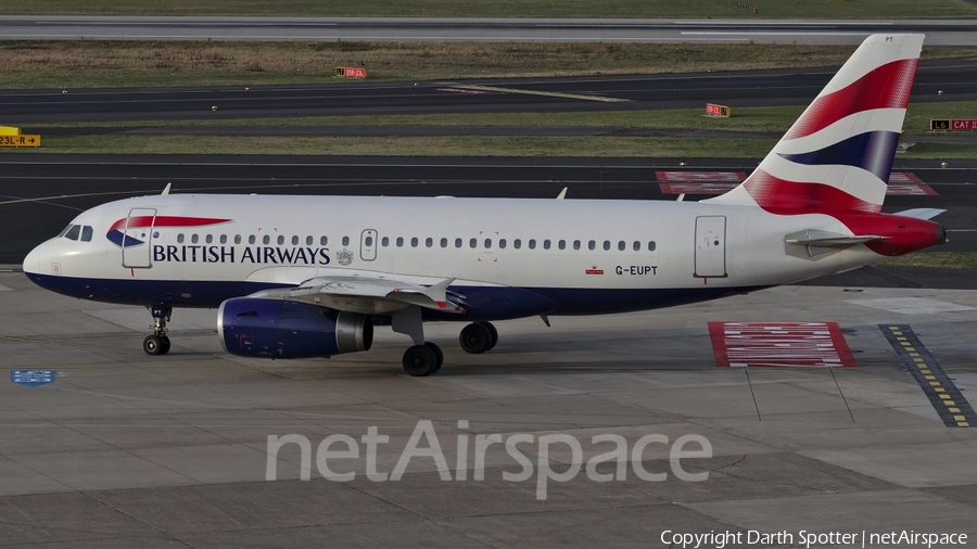 British Airways Airbus A319-131 (G-EUPT) | Photo 226497