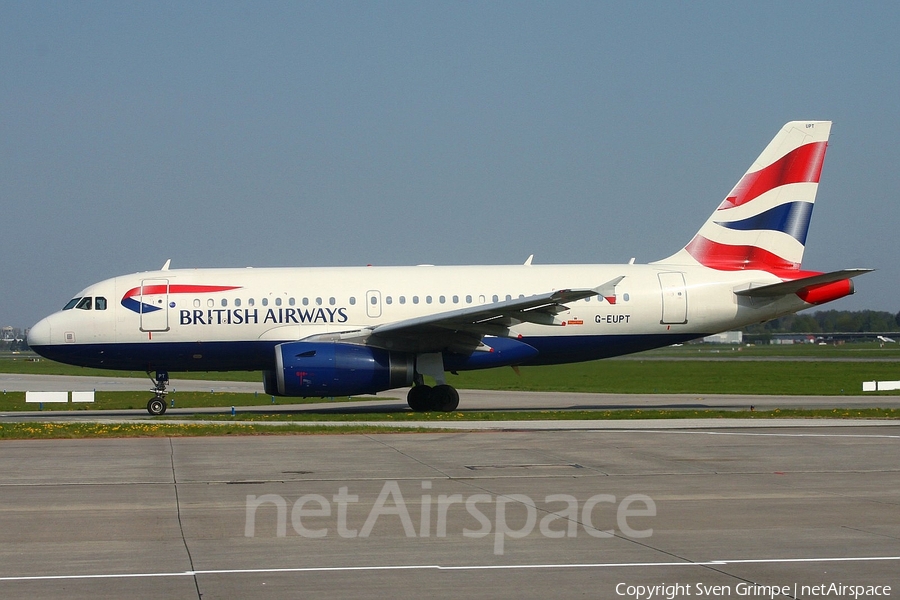 British Airways Airbus A319-131 (G-EUPT) | Photo 16515