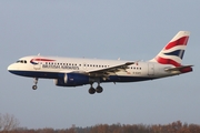 British Airways Airbus A319-131 (G-EUPT) at  Hamburg - Fuhlsbuettel (Helmut Schmidt), Germany