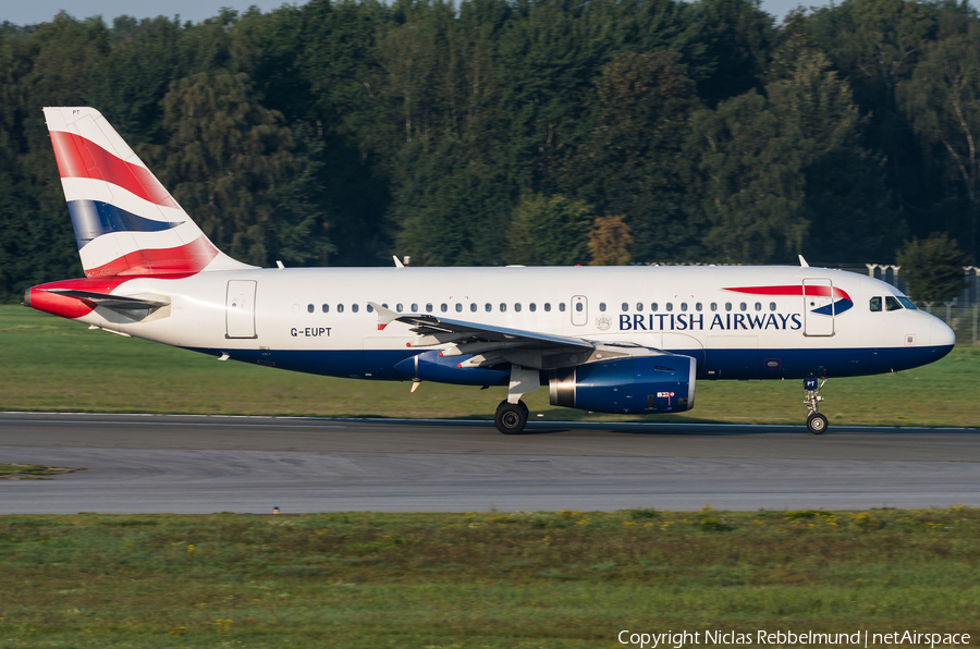 British Airways Airbus A319-131 (G-EUPT) | Photo 344032
