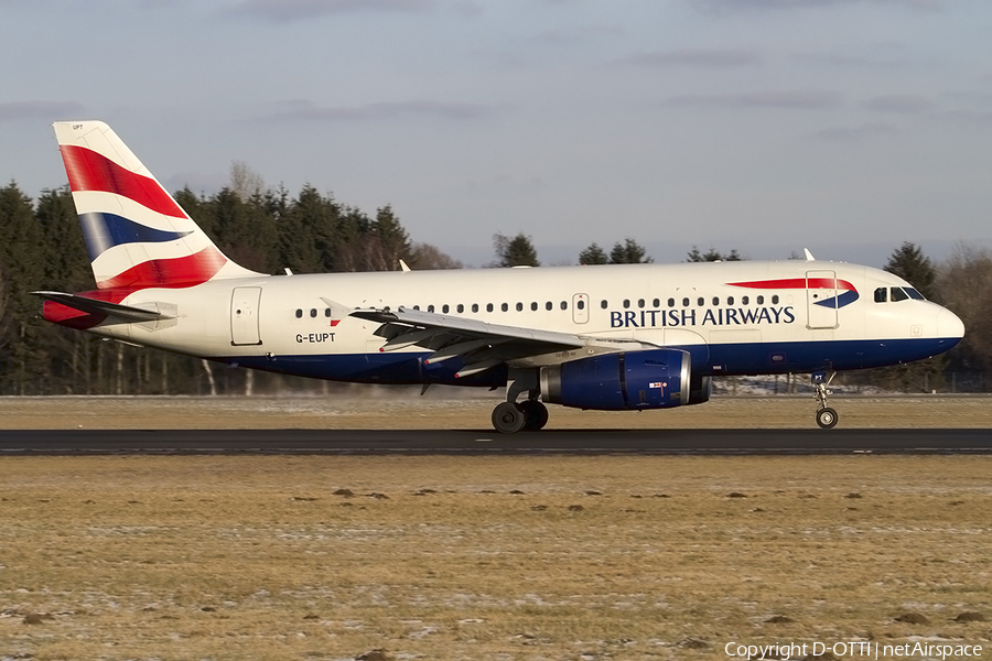 British Airways Airbus A319-131 (G-EUPT) | Photo 400052