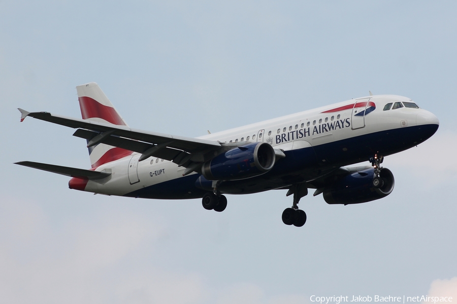 British Airways Airbus A319-131 (G-EUPT) | Photo 143382