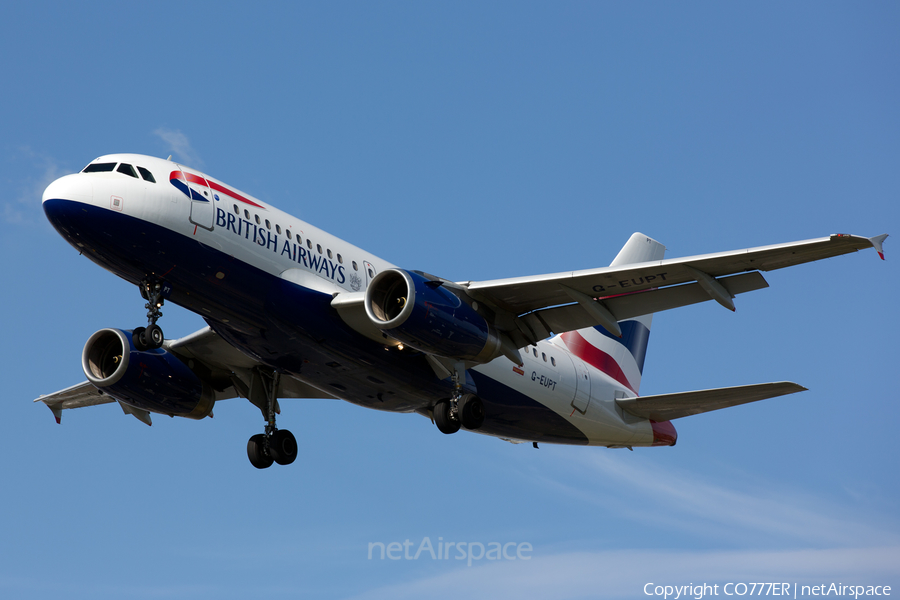 British Airways Airbus A319-131 (G-EUPT) | Photo 56975