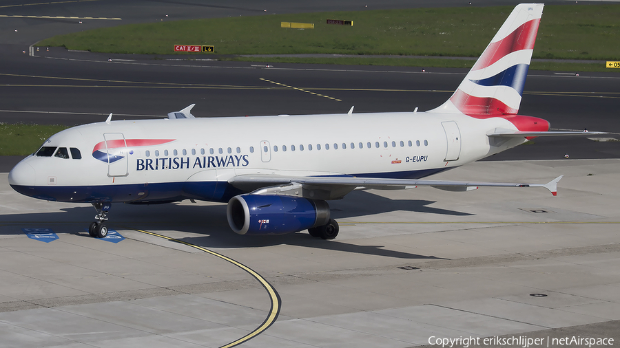 British Airways Airbus A319-131 (G-EUPU) | Photo 118040