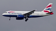 British Airways Airbus A319-131 (G-EUPU) at  Dusseldorf - International, Germany