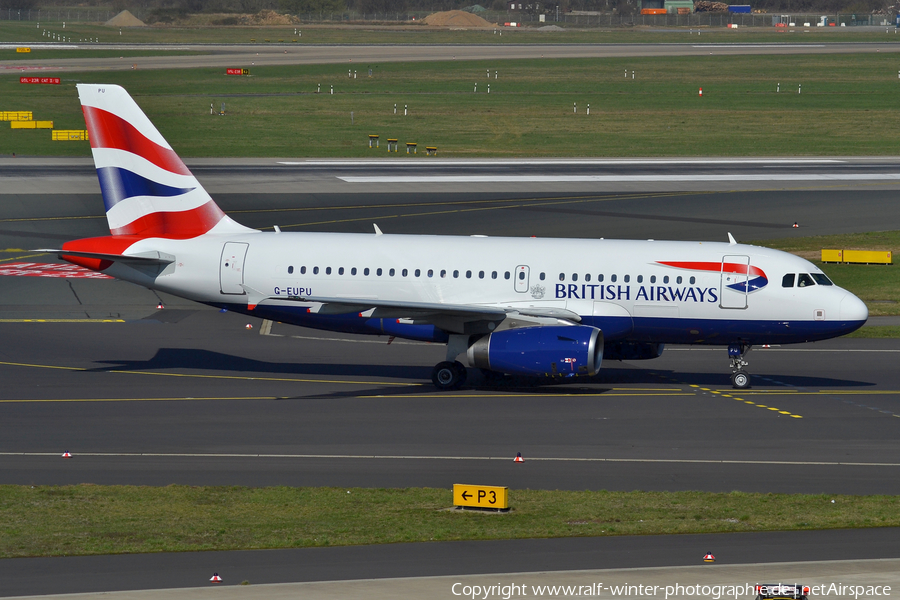 British Airways Airbus A319-131 (G-EUPU) | Photo 589384