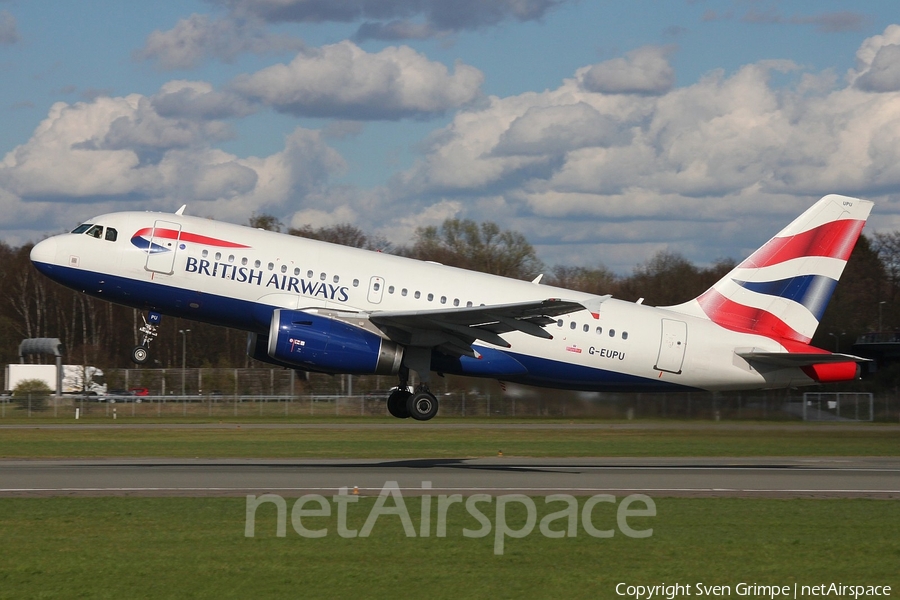 British Airways Airbus A319-131 (G-EUPU) | Photo 102163