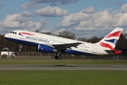 British Airways Airbus A319-131 (G-EUPU) at  Hamburg - Fuhlsbuettel (Helmut Schmidt), Germany