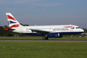 British Airways Airbus A319-131 (G-EUPU) at  Hamburg - Fuhlsbuettel (Helmut Schmidt), Germany