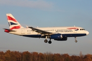 British Airways Airbus A319-131 (G-EUPU) at  Hamburg - Fuhlsbuettel (Helmut Schmidt), Germany