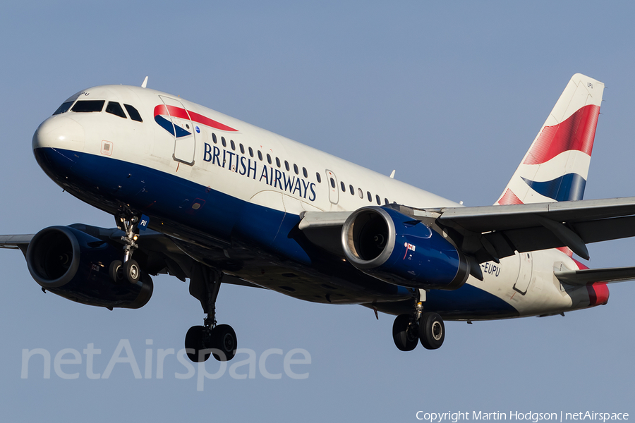 British Airways Airbus A319-131 (G-EUPU) | Photo 131091