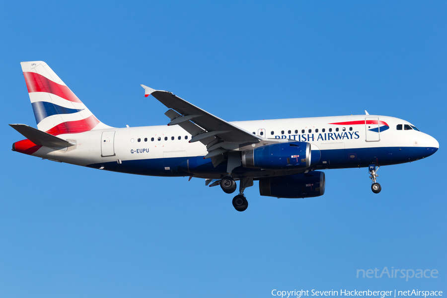 British Airways Airbus A319-131 (G-EUPU) | Photo 226308