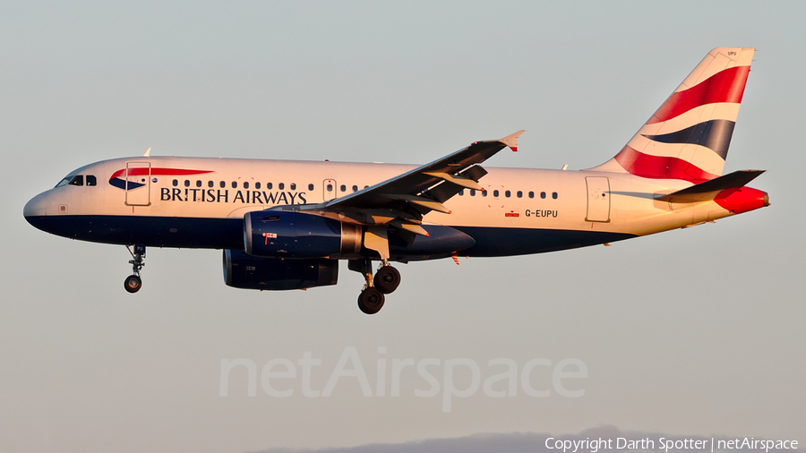 British Airways Airbus A319-131 (G-EUPU) | Photo 265582