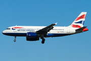 British Airways Airbus A319-131 (G-EUPU) at  London - Heathrow, United Kingdom