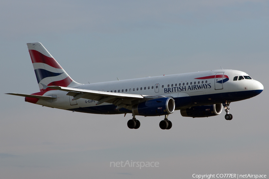 British Airways Airbus A319-131 (G-EUPU) | Photo 58503