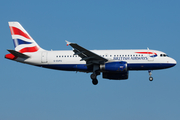 British Airways Airbus A319-131 (G-EUPU) at  London - Heathrow, United Kingdom