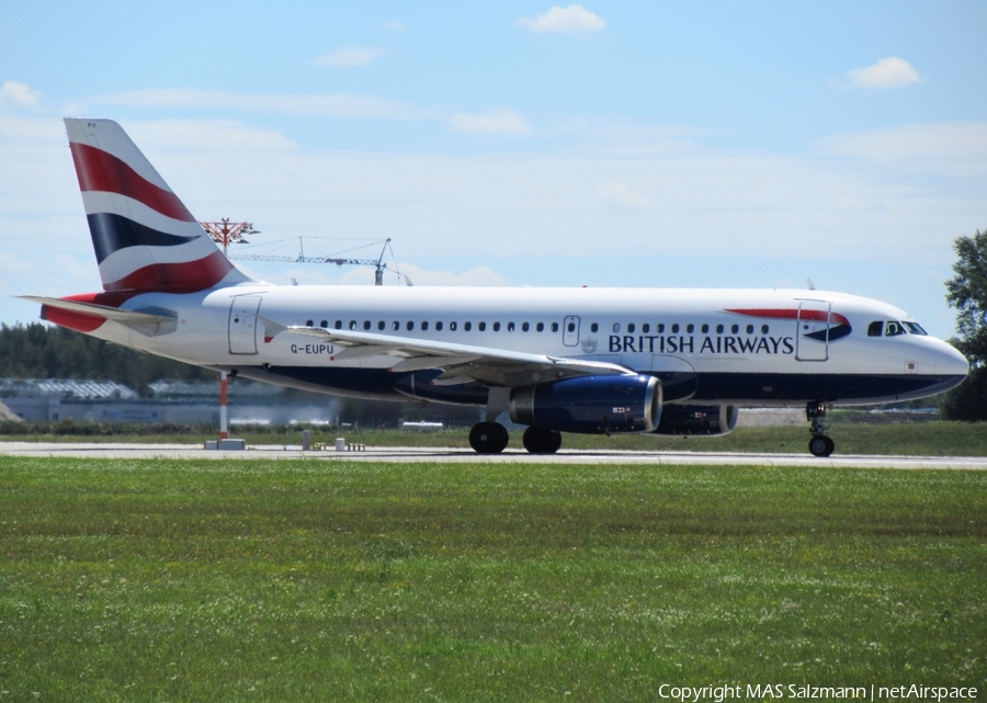 British Airways Airbus A319-131 (G-EUPU) | Photo 393526