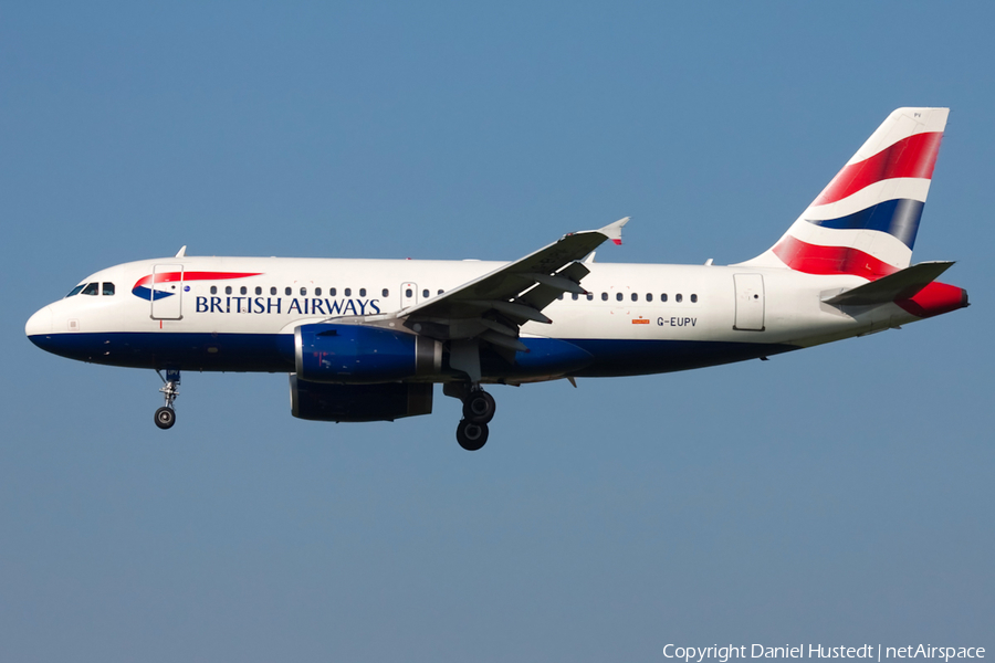 British Airways Airbus A319-131 (G-EUPV) | Photo 613970