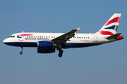 British Airways Airbus A319-131 (G-EUPV) at  Brussels - International, Belgium