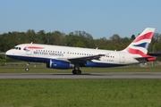 British Airways Airbus A319-131 (G-EUPV) at  Hamburg - Fuhlsbuettel (Helmut Schmidt), Germany