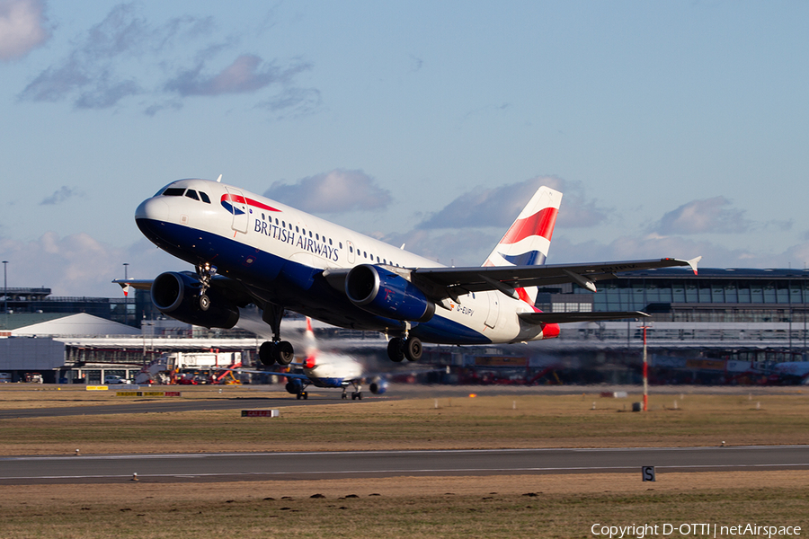 British Airways Airbus A319-131 (G-EUPV) | Photo 401312