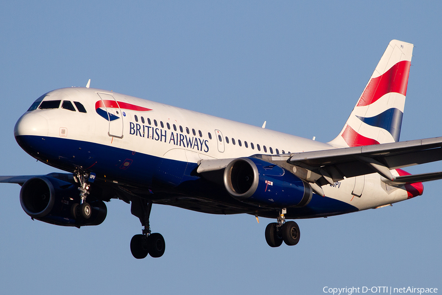 British Airways Airbus A319-131 (G-EUPV) | Photo 514004