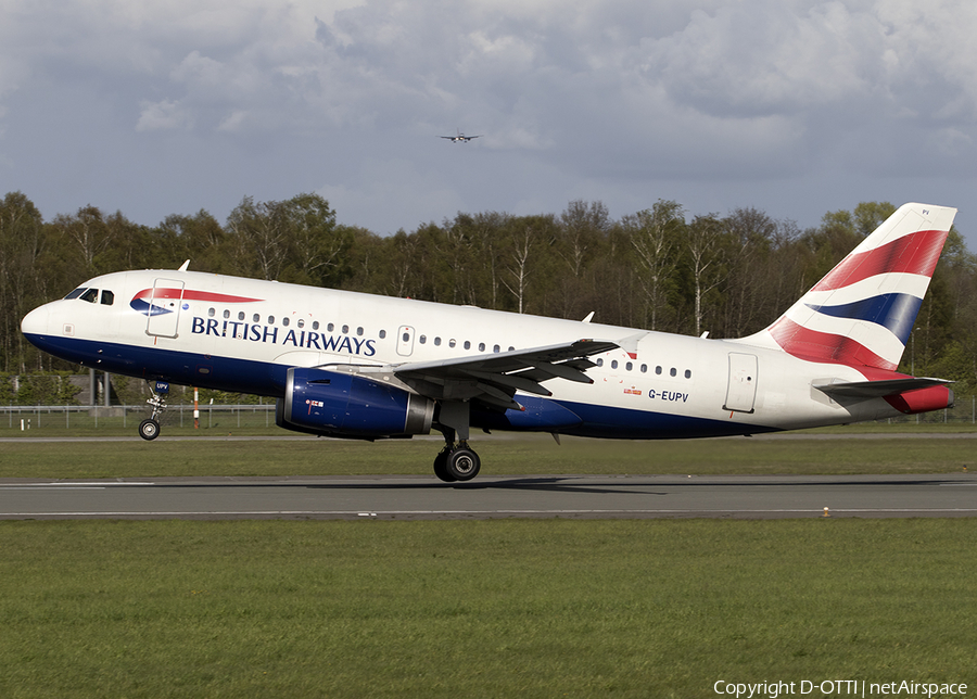 British Airways Airbus A319-131 (G-EUPV) | Photo 552868
