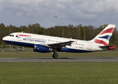 British Airways Airbus A319-131 (G-EUPV) at  Hamburg - Fuhlsbuettel (Helmut Schmidt), Germany