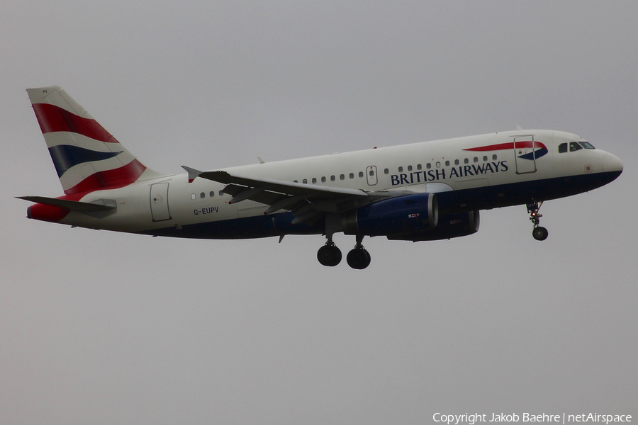 British Airways Airbus A319-131 (G-EUPV) | Photo 183957